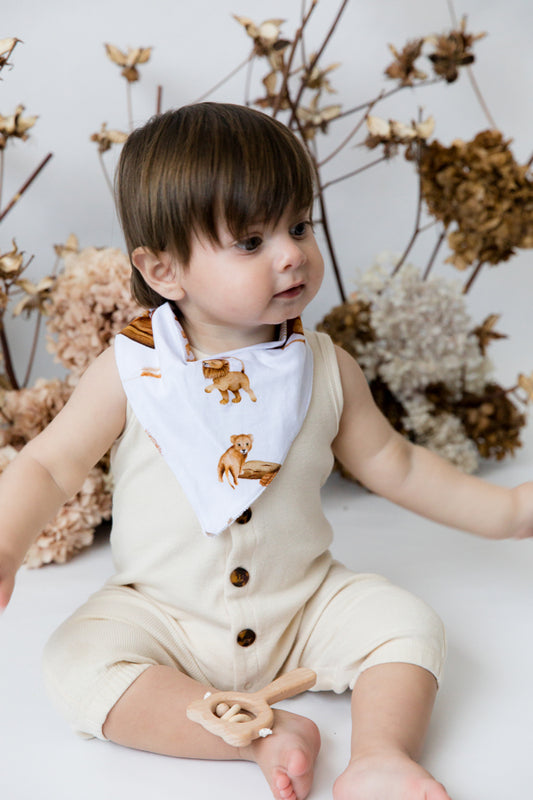 Snuggle Hunny Kids - Dribble Bib - Lion