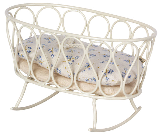 Maileg - Cradle with Sleeping Bag - Blue