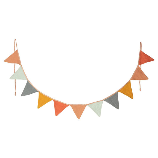 Maileg Small Garland - 11 flags 