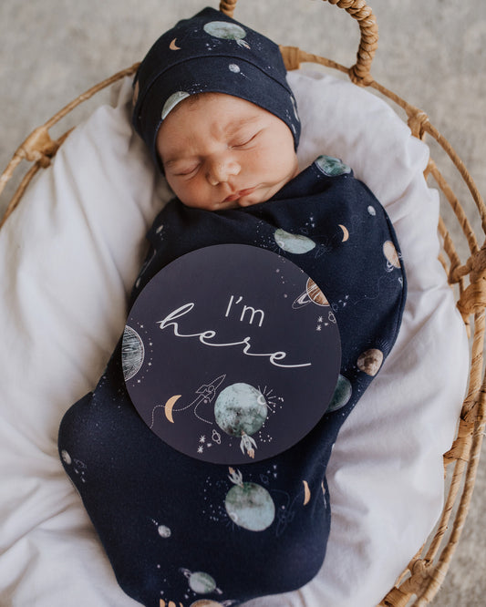 Snuggle Hunny Kids - Milky Way and Soft Moss Milestone Cards