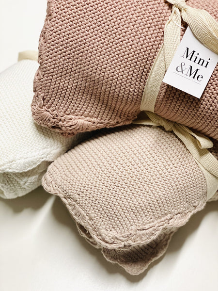 Mini & Me - Shell Baby Blanket - Seashell