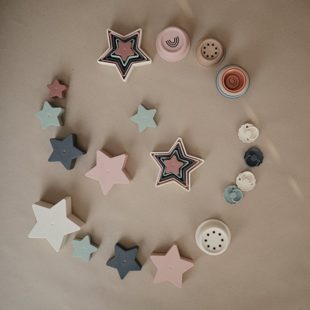 Mushie Nesting Star - Little Bambino Bear Perth