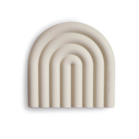 Mushie Teether Rainbow - Shifting Sand
