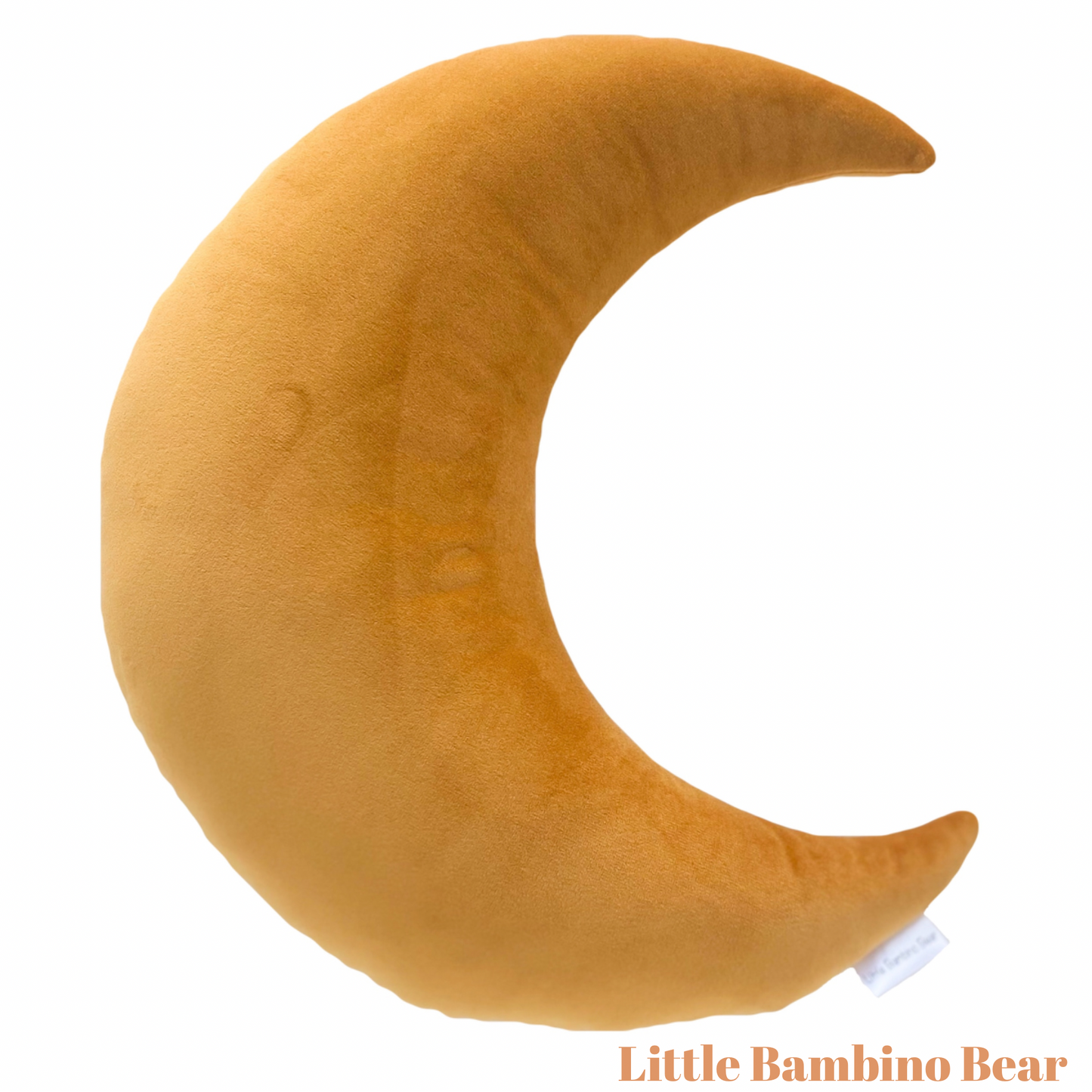 Velvet Moon Cushion - Mustard