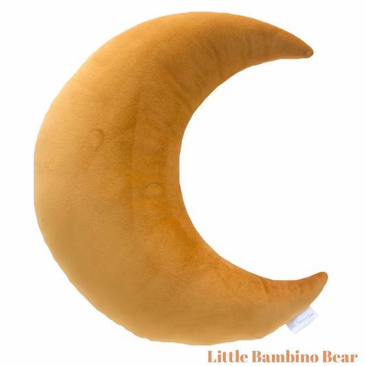 Velvet Moon Cushion - Mustard