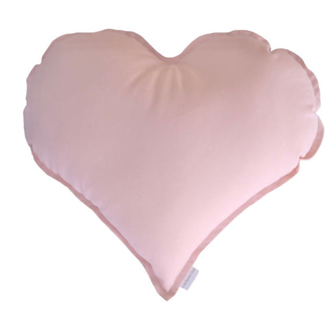 Heart Cushion - Baby Pink | Little Bambino Bear