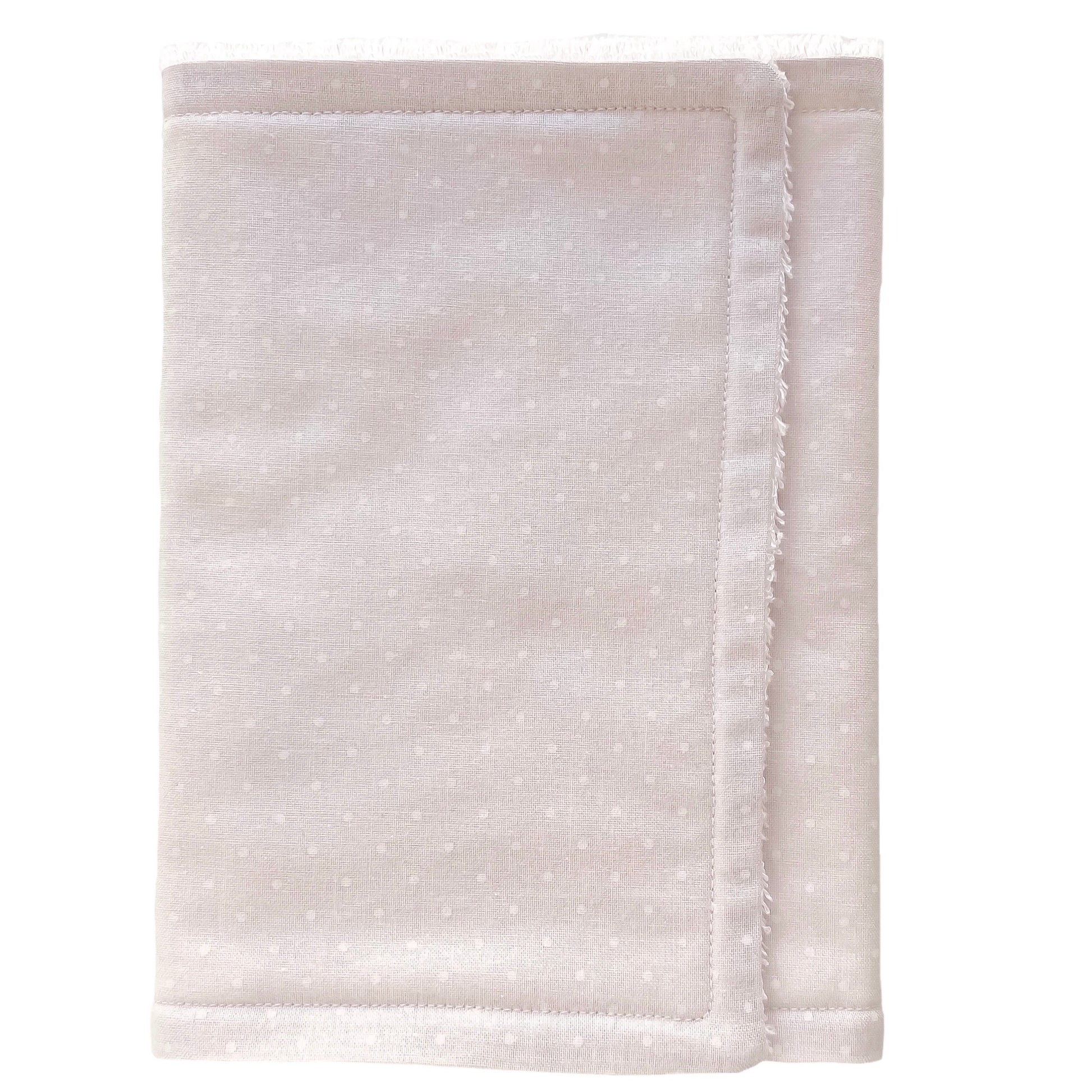 Oatmeal Dotty Premium Burp Cloth | Little Bambino Bear