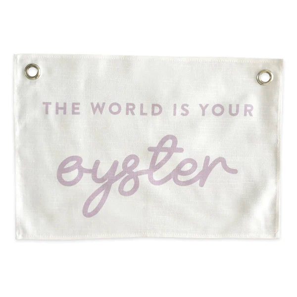 Leonie and the Leopard - Oyster Wall Banner