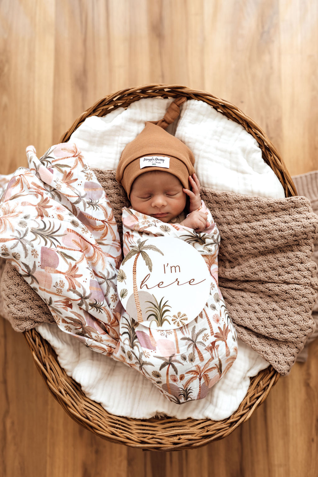 Snuggle Hunny Kids - Palm Springs and Hazelnut Milestone Cards