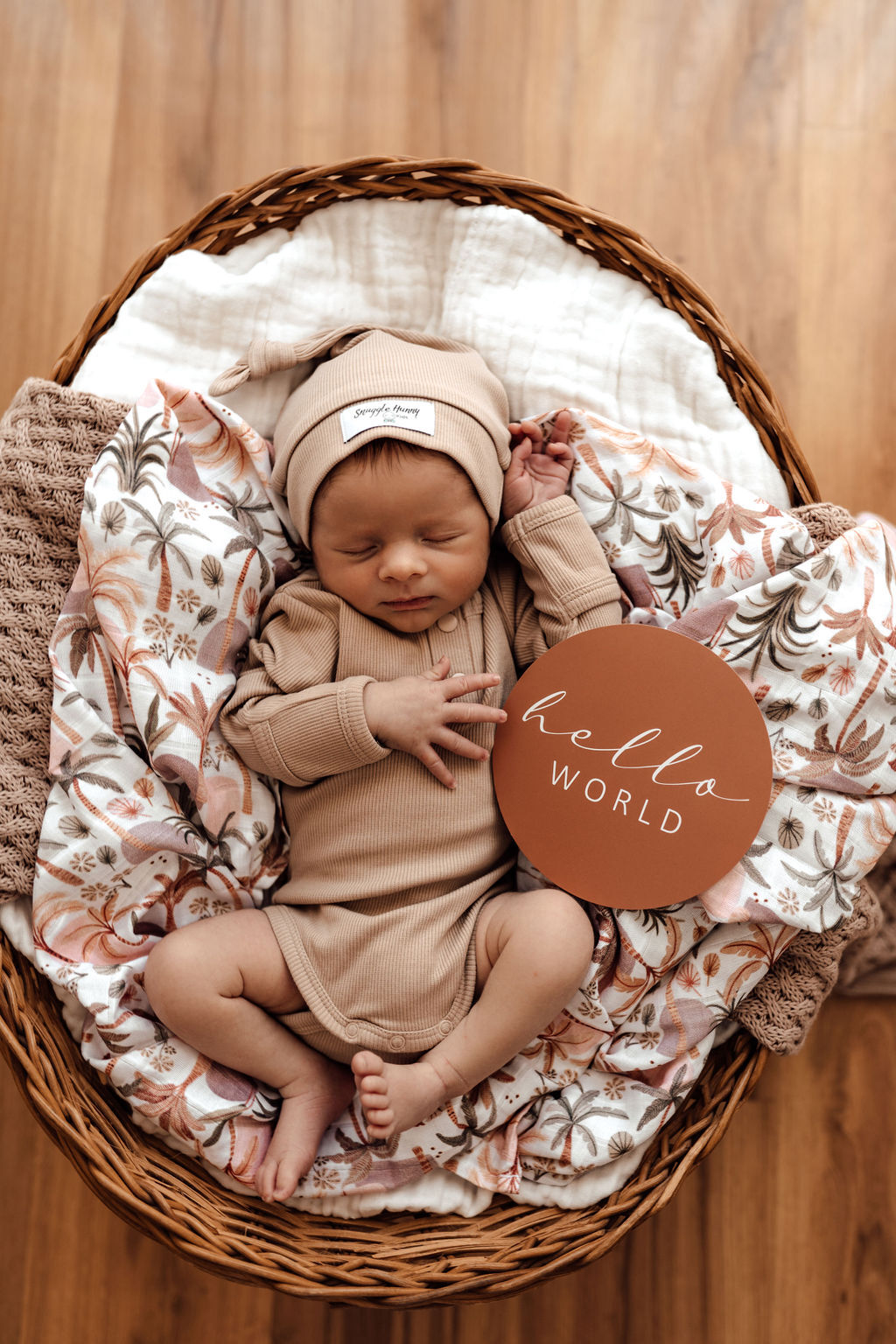 Snuggle Hunny Kids - Palm Springs and Hazelnut Milestone Cards