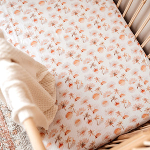 Fitted Cot Sheet - Paradise - Snuggle Hunny Kids