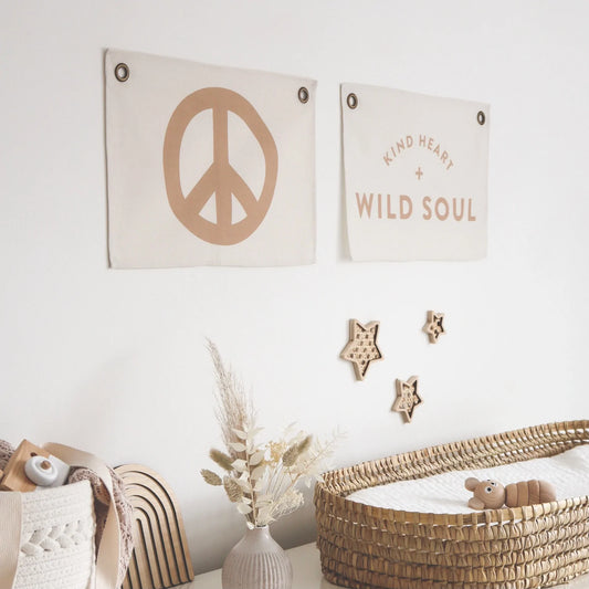Leonie and the Leopard - Peace Wall Banner