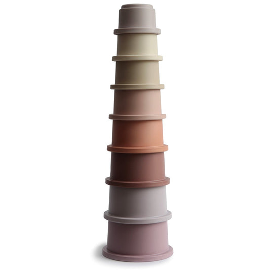 Mushie Petal Stacking Cups 