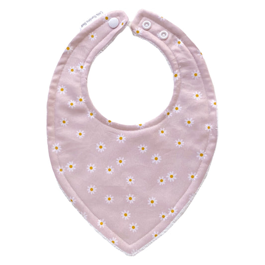 Pink Daisy Bib - Little Bambino Bear