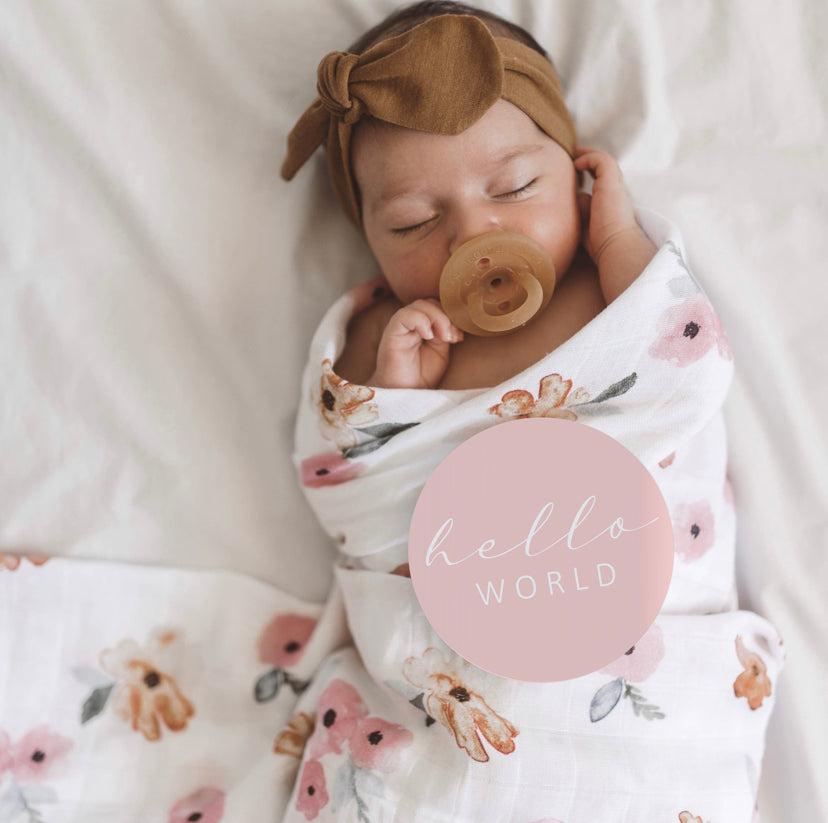 Poppy & Musk Milestone Cards | Little Bambino Bear