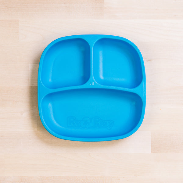 Re-Play Divided Plate - Sjy Blue