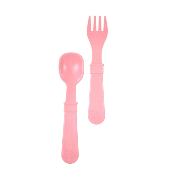 Re-Play Fork and Spoon - Baby Pink