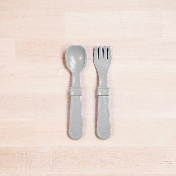 Re-Play Fork and Spoon - Grey