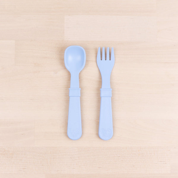Re-Play Fork and Spoon - ice Blue