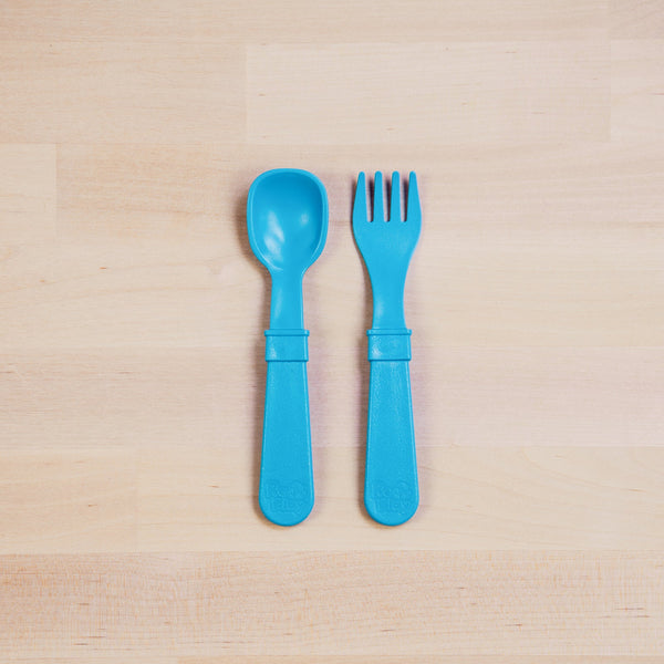 Re-Play Fork and Spoon - Sky Blue