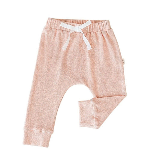 Relaxed Fit Leggings - Dusty Pink Floral