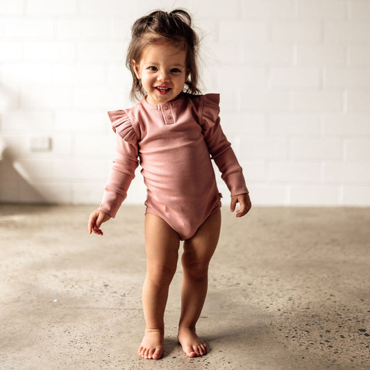 Rose Bodysuit - Snuggle Hunny Kids 