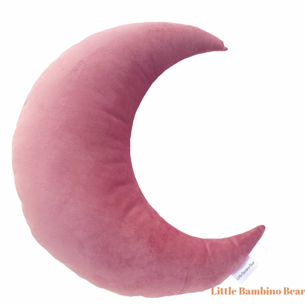 Rose Pink Moon Cushion - Little Bambino Bear