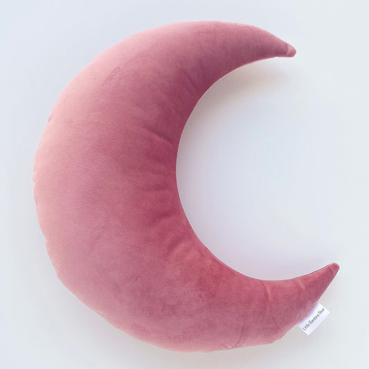 Velvet Moon Cushion - Rose Pink