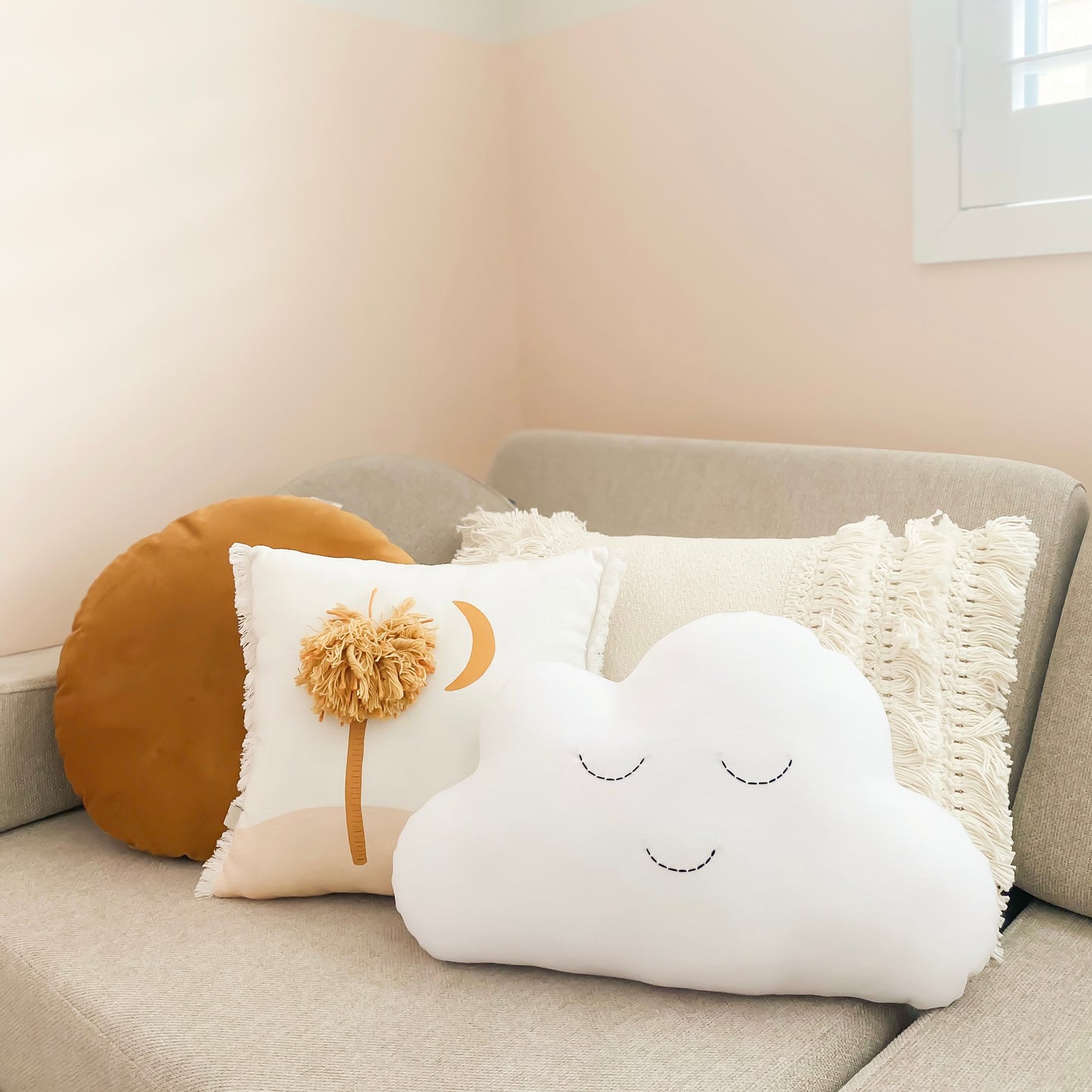 Round Cushion - Mustard