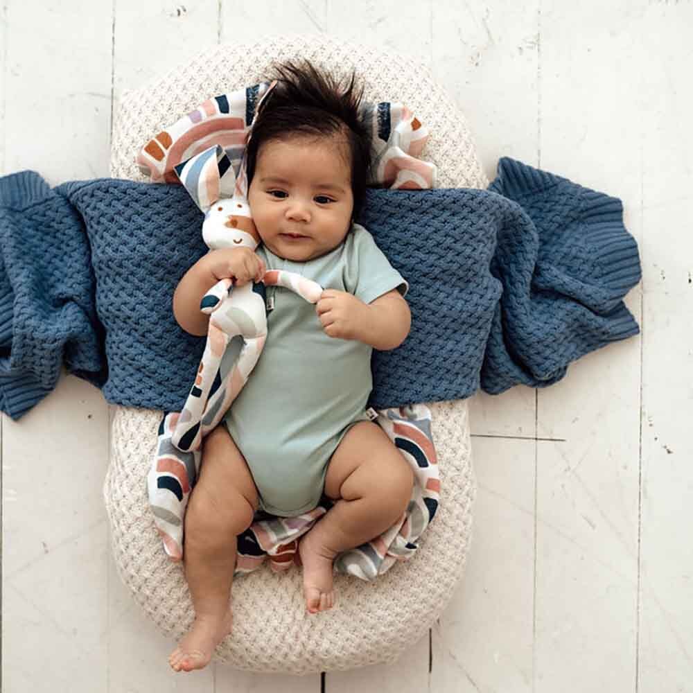 Snuggle Hunny Kids - Sage Short Sleeve Organic Bodysuit