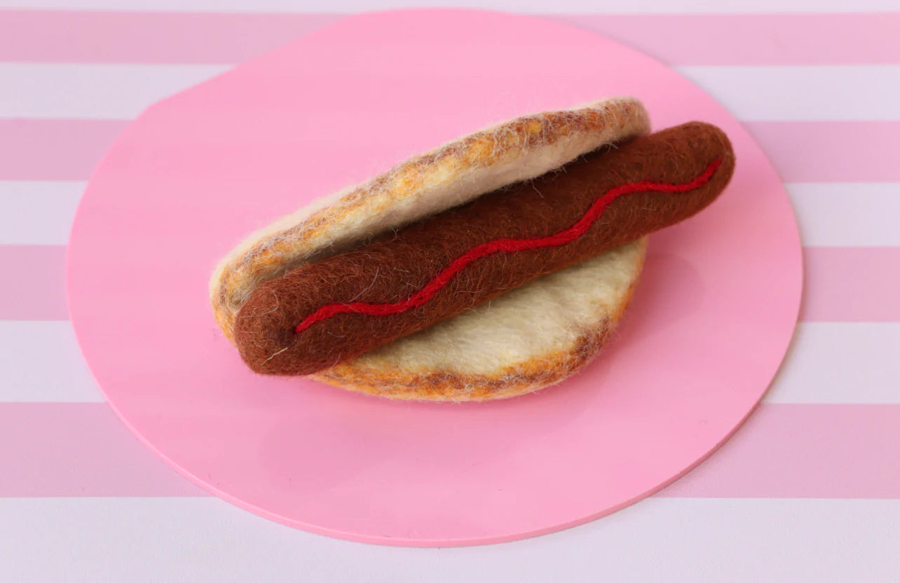 Juni Moon Felt Sausage in bread | Little Bambino Bear