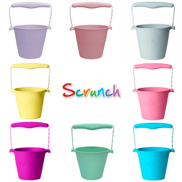 Scrunch Buckets - Assorted Colours - Little Bambino Bear, Perth WA