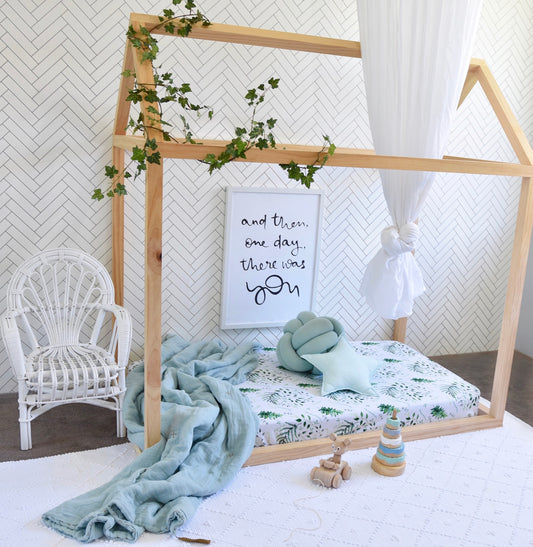 Fitted Cot Sheet - Enchanted - Little Bambino Bear