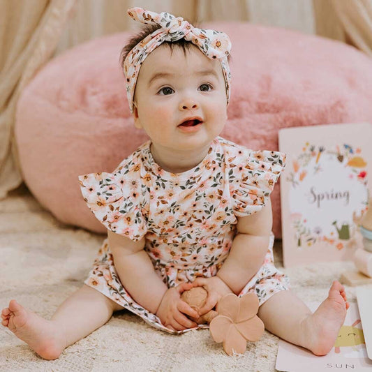 Snuggle Hunny Kids Spring Floral Organic Dress