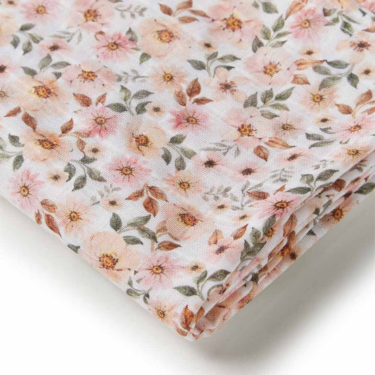 Snuggle Hunny Kids - Spring Floral Organic Muslin Wrap