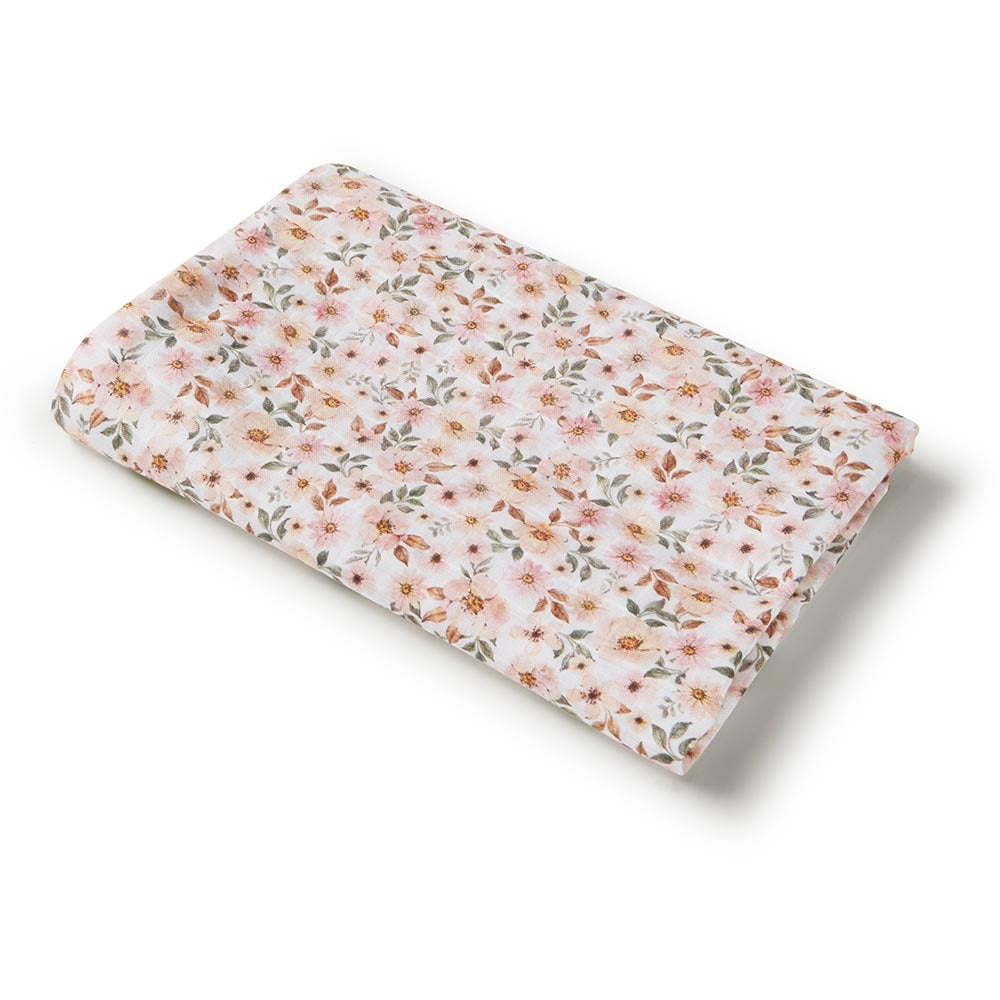Snuggle Hunny Kids - Spring Floral Organic Muslin Wrap