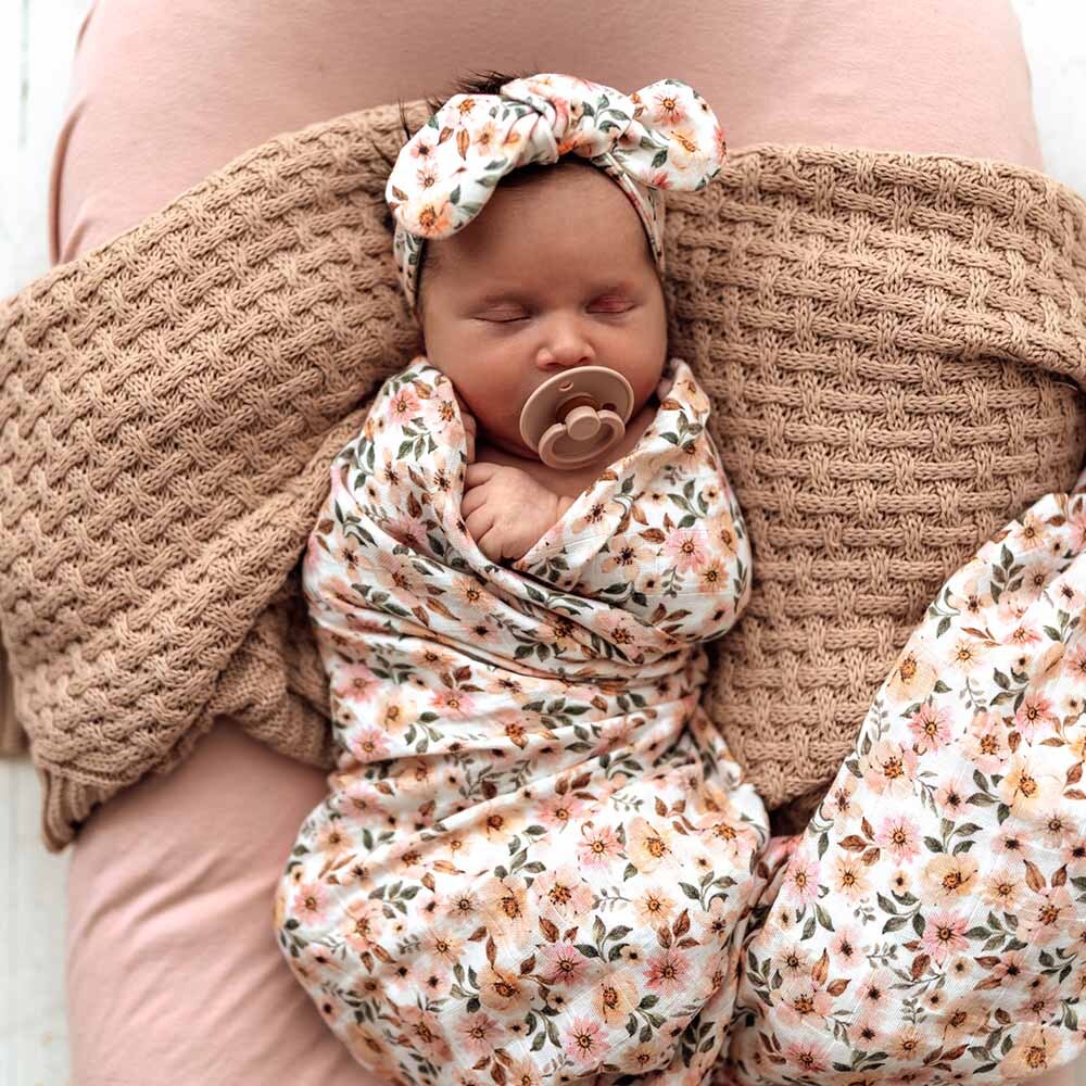 Snuggle Hunny Kids - Spring Floral Organic Muslin Wrap