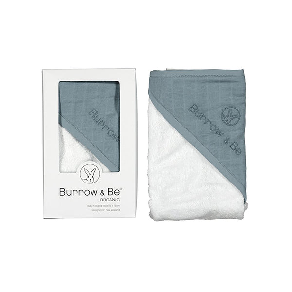 Burrow and Be Hooded Towel Storm