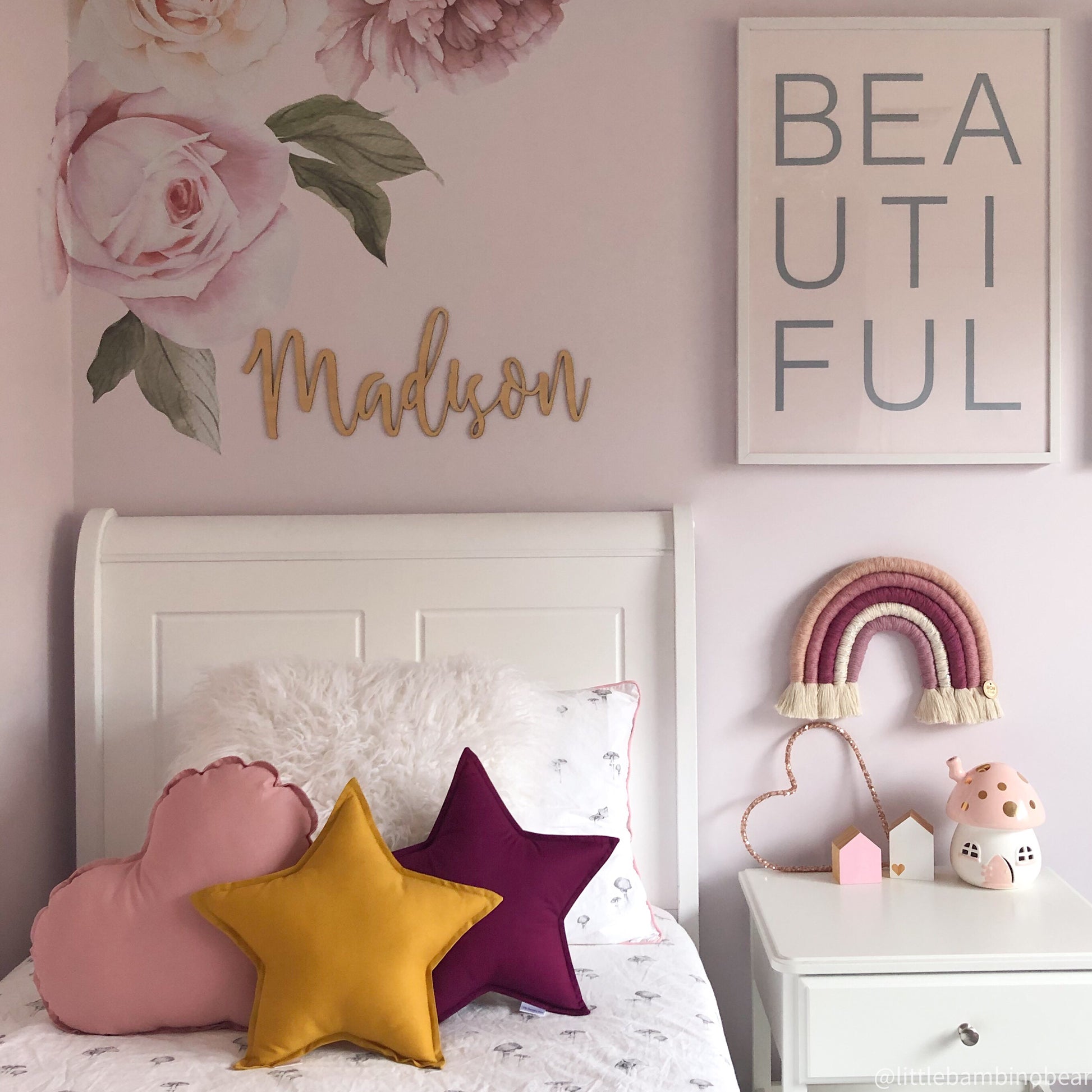 Star Cushions Styled Image - Little Bambino Bear