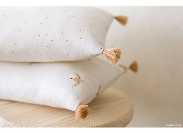Nobodinoz Sublim Cushion • Honey Sweet Dots Natural