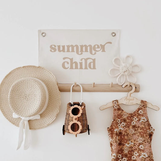 Leonie and the Leopard - Summer Child Wall Banner
