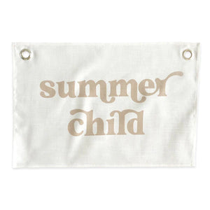 Leonie and the Leopard - Summer Child Wall Banner