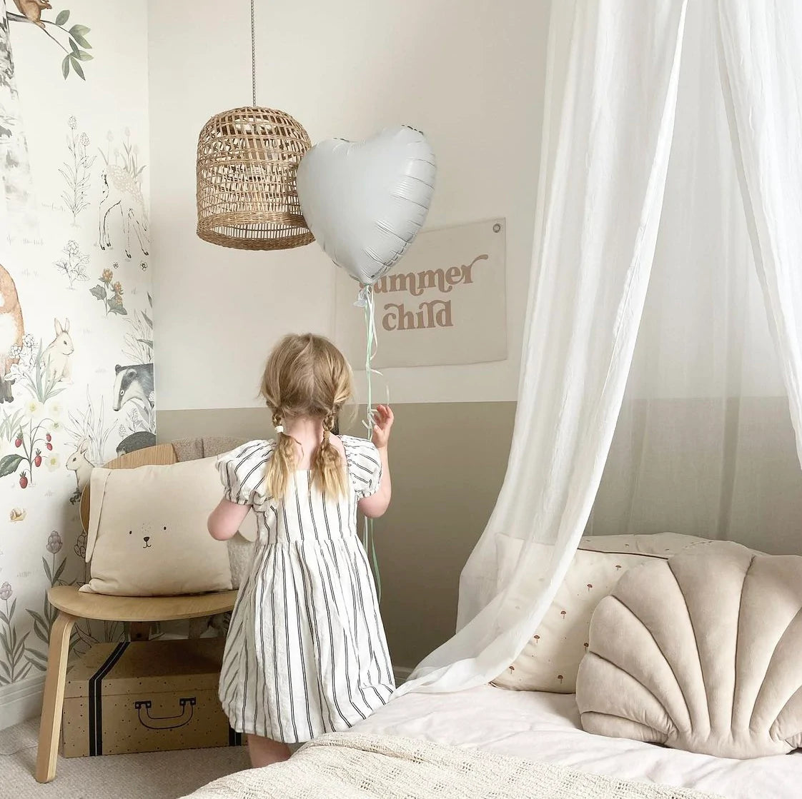 Leonie and the Leopard - Summer Child Wall Banner