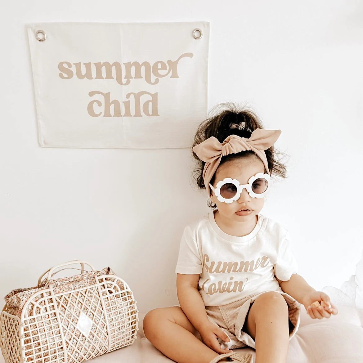 Leonie and the Leopard - Summer Child Wall Banner