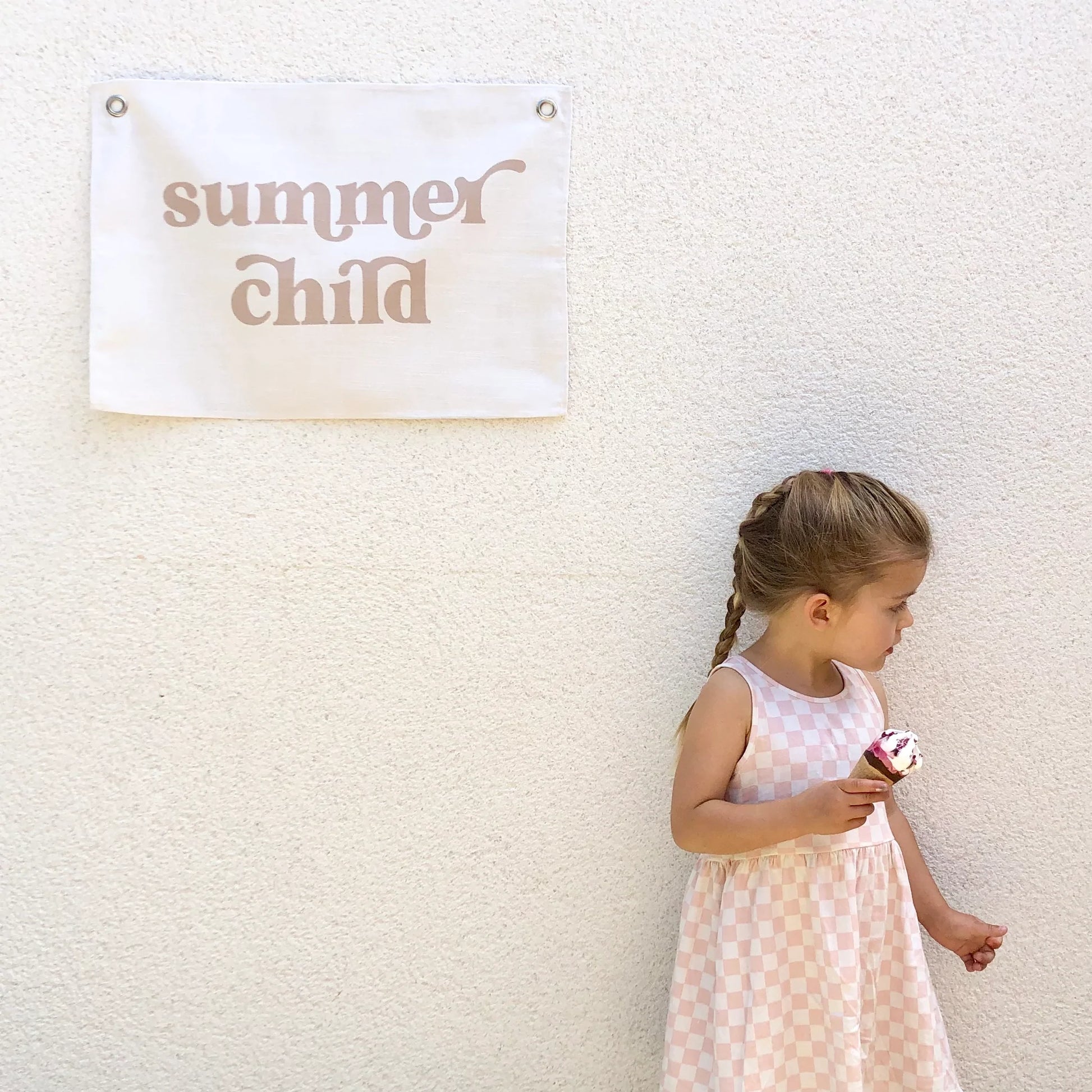 Leonie and the Leopard - Summer Child Wall Banner