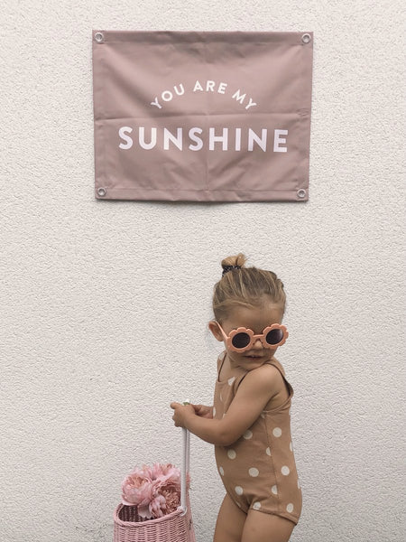 Leonie and the Leopard  - Sunshine Outdoor Flag