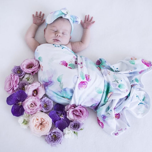 Sweet Petal Swaddle Wrap - Snuggle Hunny Kids | Little Bambino Bear