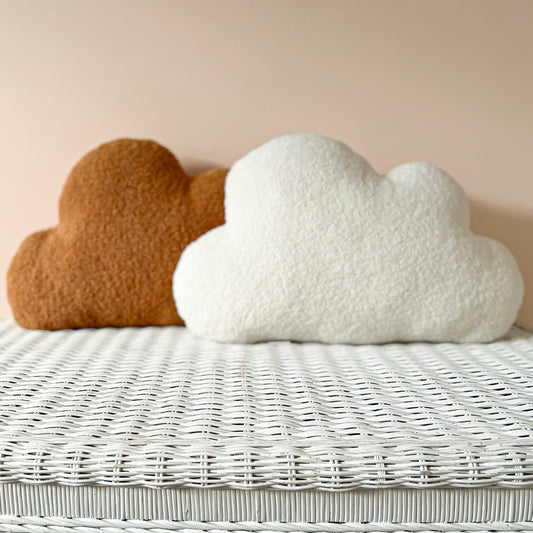 Little Bambino Bear - Boucle Teddy Cloud Cushion