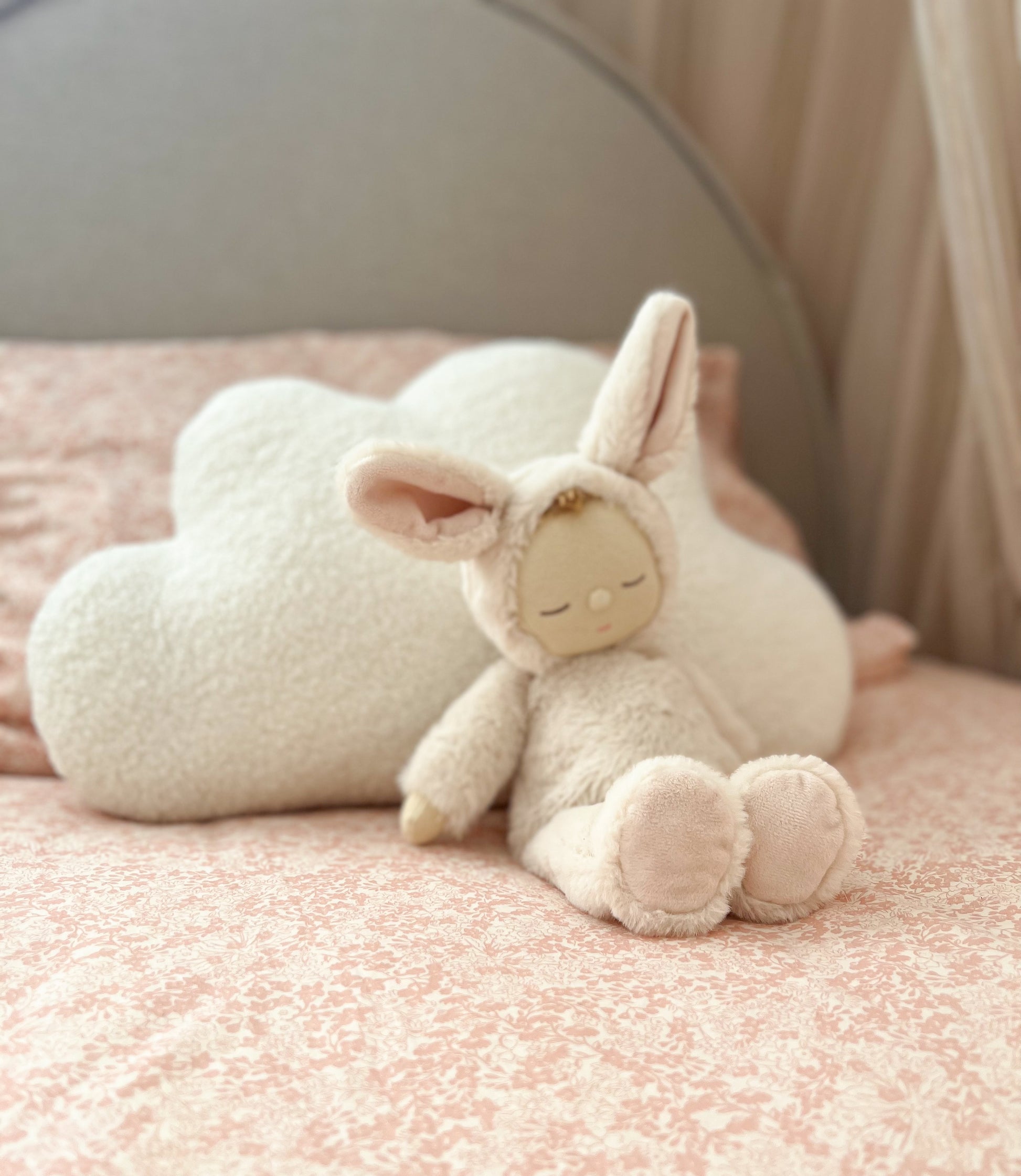 Little Bambino Bear - Boucle Teddy Cloud Cushion