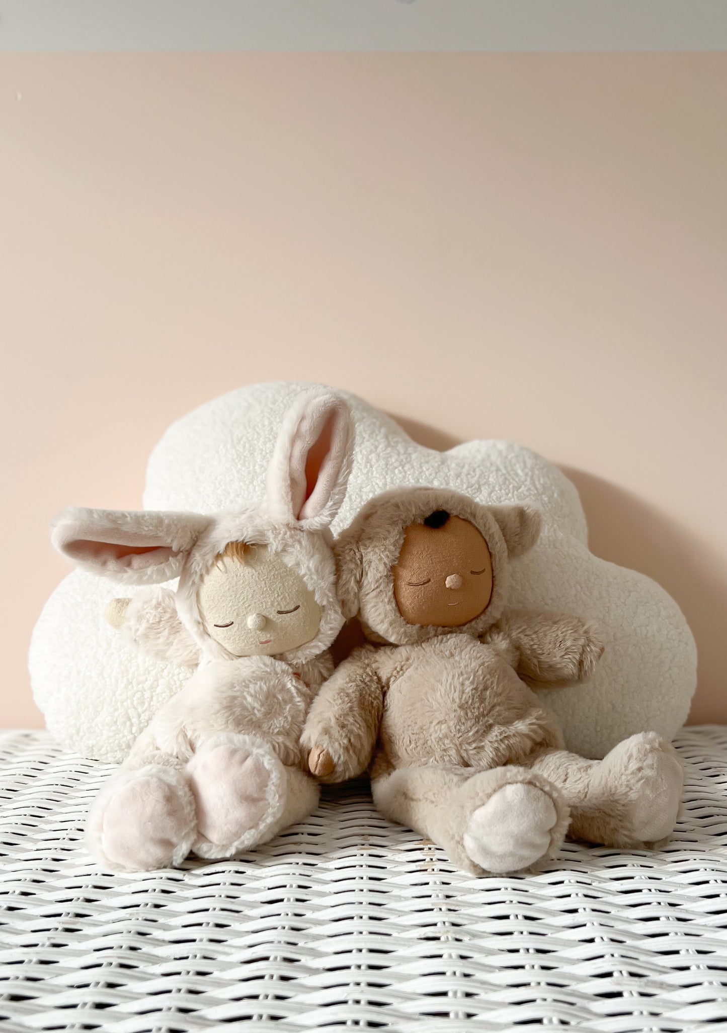 Little Bambino Bear - Boucle Teddy Cloud Cushion